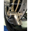 Astra Depot Anti Thief Sound Security Alarm Electron Disc Brake Lock 6mm Pin for Motorcycle Motorbike Safety Sport Racing Bike (Silver)